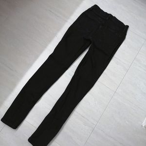 Free people super skinny black jeans